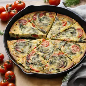 Artichoke and Tomato Frittata