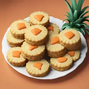 Pineapple and Carrot Biscuits