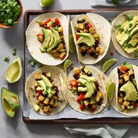 Vegetarian Breakfast Southwestern Tofu Breakfast Tacos
