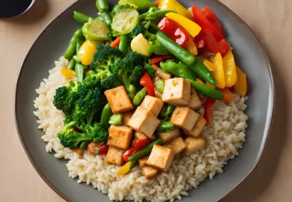 Stir-Fried Tofu with Broccoli