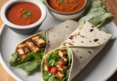 Whole Grain Tofu Wrap