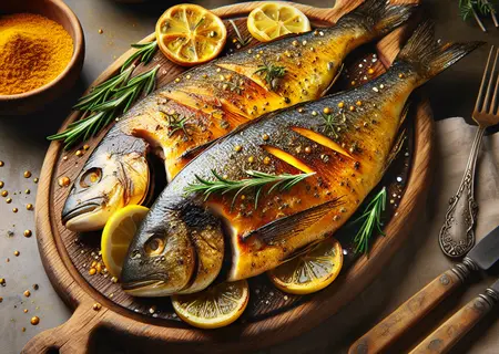 Mustard Roasted Fish