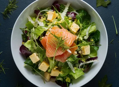 Salmon Caesar Salad