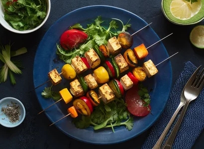 Tofu and Vegetable Kebabs