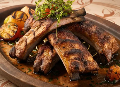Grilled Antelope Ribs