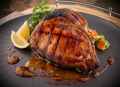 Grilled Elk Shoulder