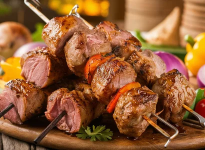Grilled Lamb Kebabs