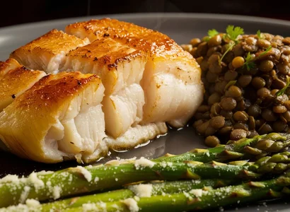 Baked Cod With Sides