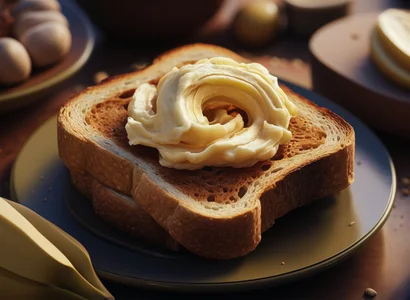 Toast with Mashed Banana