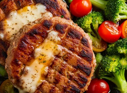 Turkey Patties with Veggies