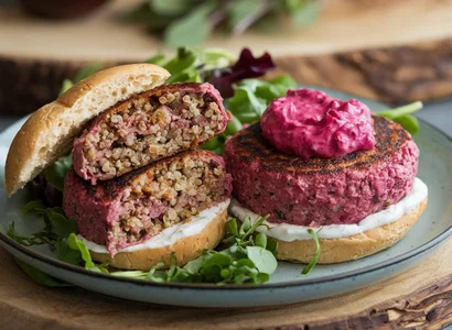 Lamb & Quinoa Burgers