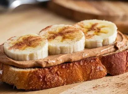 Banana Almond Butter Toast