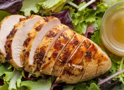 Mixed Green Salad with Grilled Chicken