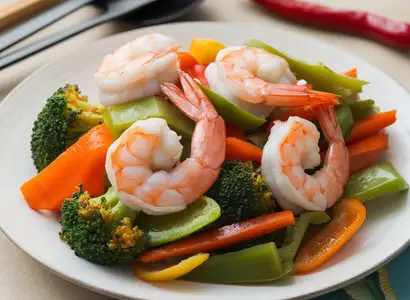 Shrimp and Vegetable Stir-Fry