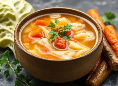 Cabbage Soup and Vegetables Day 2