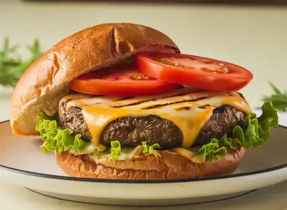 Grilled Portobello Mushroom Burger