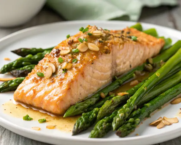 Baked Garlic Ginger Salmon