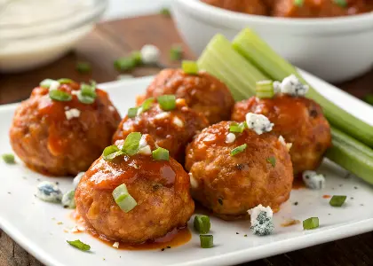 Buffalo Chicken Meatballs