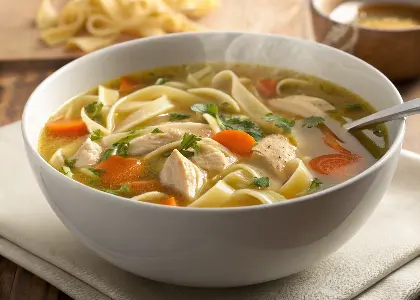 Low Potassium Chicken Noodle Soup