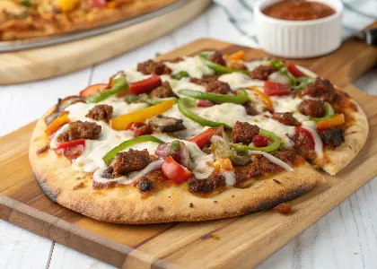 Dinner Pita Pizza
