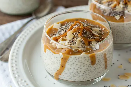 Dulce de Leche Coconut Chia Pudding