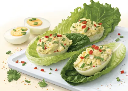 Egg Salad Lettuce Wraps