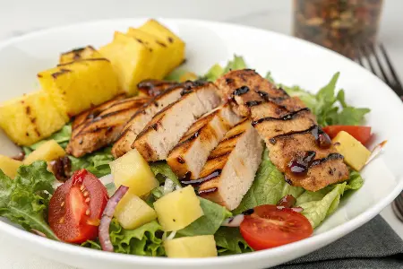 Grilled Pineapple Chicken Salad