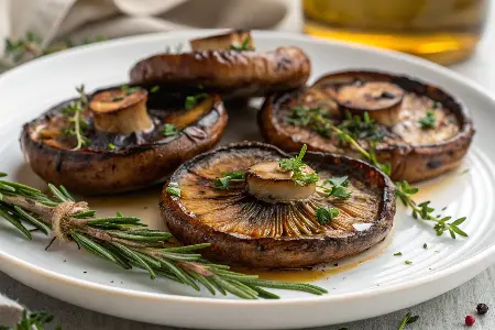 Herb‑Marinated Grilled Portobello Mushrooms