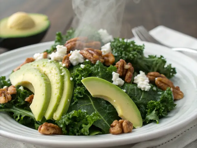 Kale Salad with Avocado