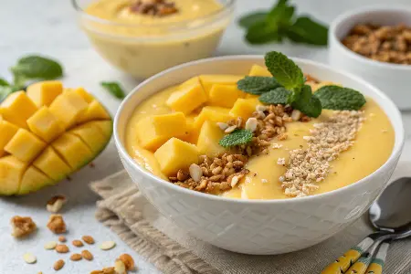 Mango Lassi Smoothie Bowl