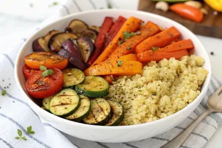 Quinoa Bowl with Roasted Vegetables