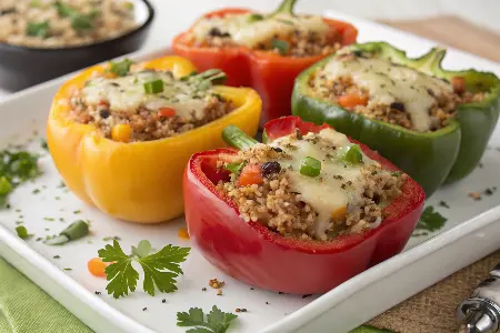 Quinoa Stuffed Bell Peppers