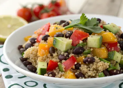 Quinoa and Black Bean Salad
