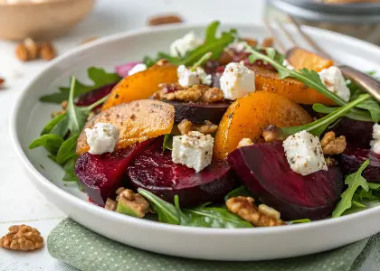 Roasted Beet and Feta Salad