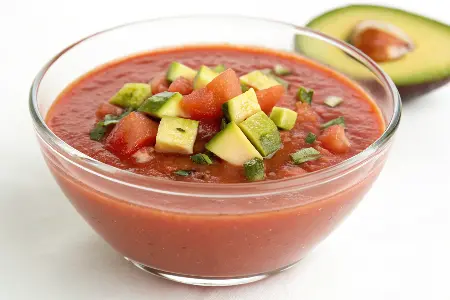 Tomato Avocado Gazpacho