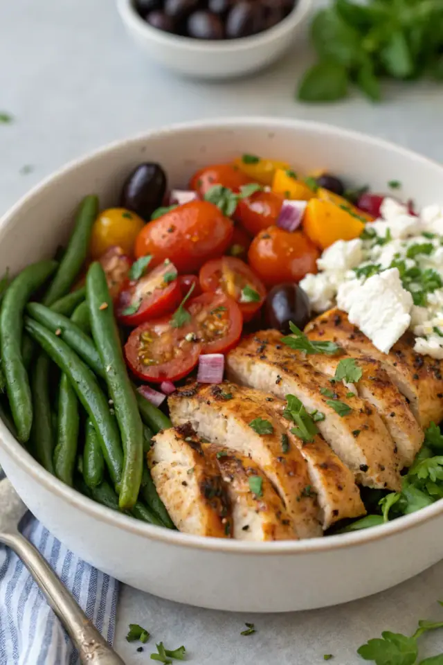 Mediterranean-Inspired Chicken Bowl