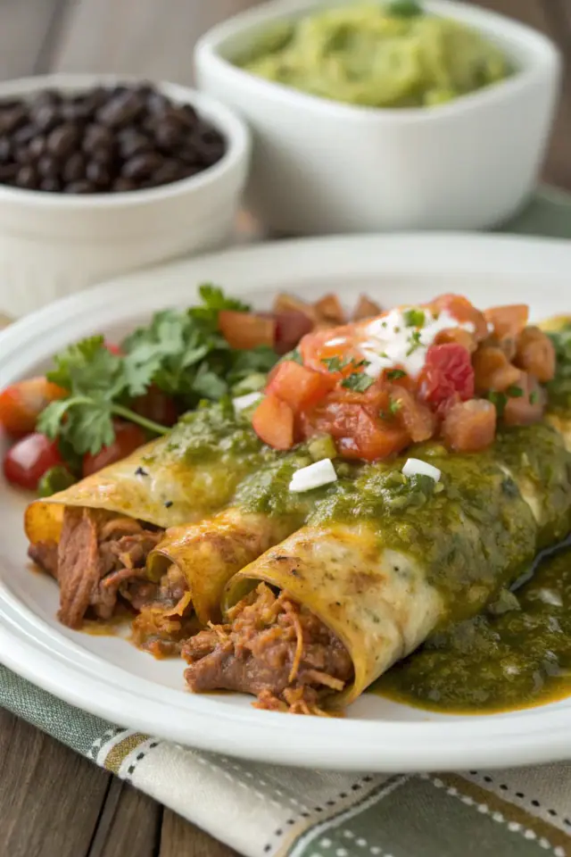 Pork Enchiladas with Salsa Verde