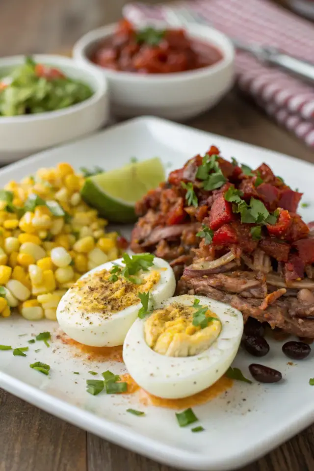 Smoked Chipotle Pork and Eggs