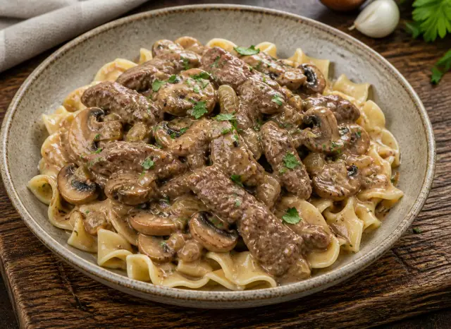 Beef Stroganoff