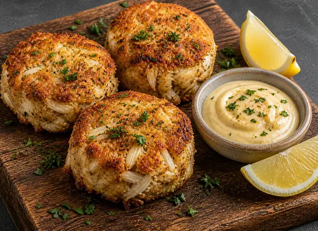 Crab Cakes with Lemon Aioli