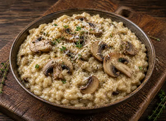 Creamy Mushroom Risotto