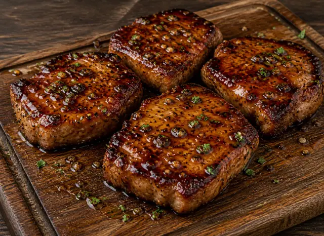 Honey Garlic Glazed Pork Chops