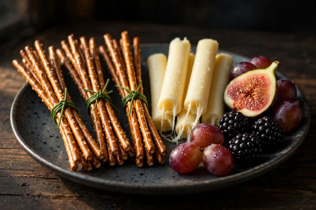 Witch’s Broomstick Snack Plate