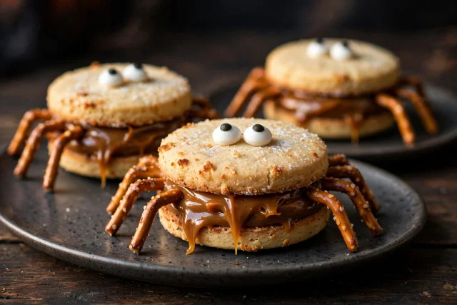 Alfajor Spider Sandwiches