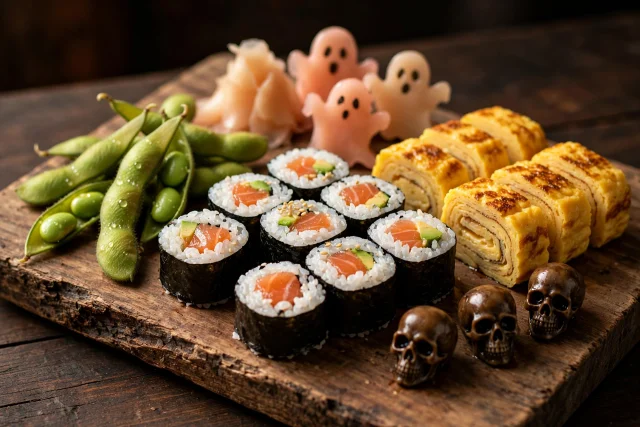 Spooky Sushi Board