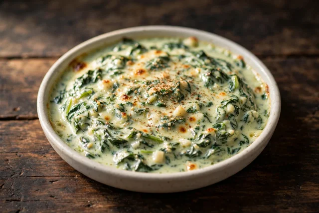 Light Creamed Spinach with Yogurt