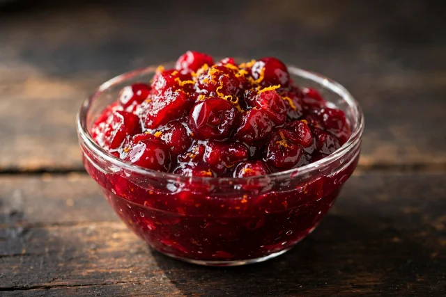 Simple Cranberry Sauce with Orange