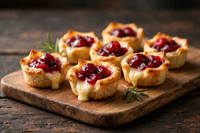 Cranberry Brie Bites