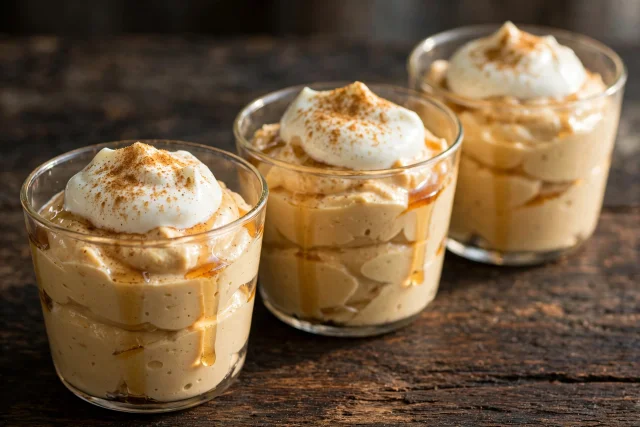 Light Pumpkin Mousse Cups