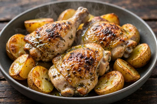 Lemon Herb Chicken with Potatoes
